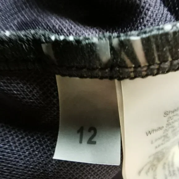 Bleu Rod Beattie Belted Black And White One Piece Swimsuit - Sz 12 - Picture 7 of 7